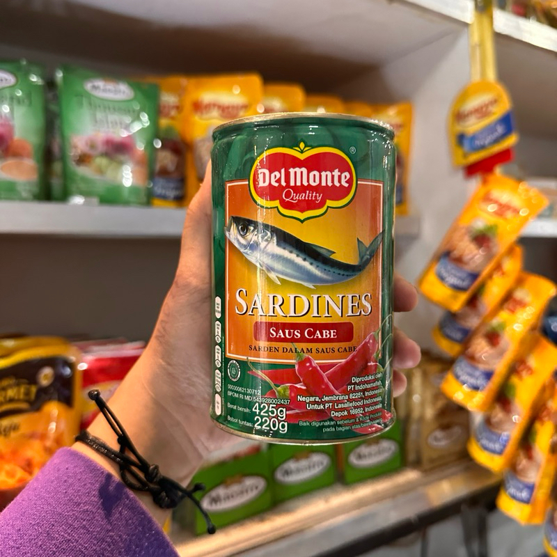 

DELMONTE sardines cabe 425g