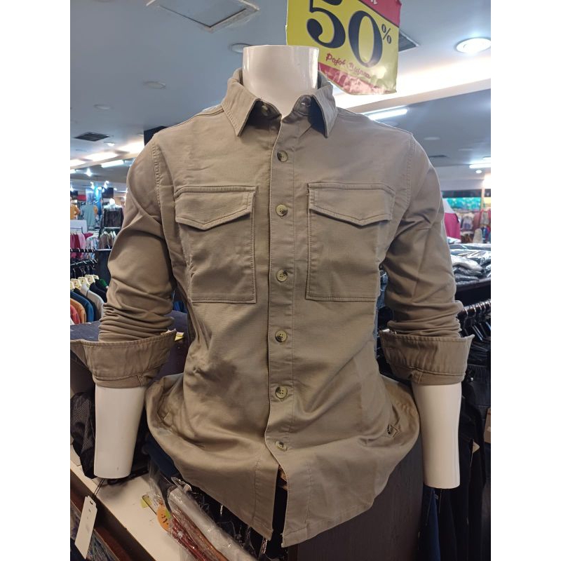 JACKET DENIM CARDINAL JEANS WARNA KAHKY