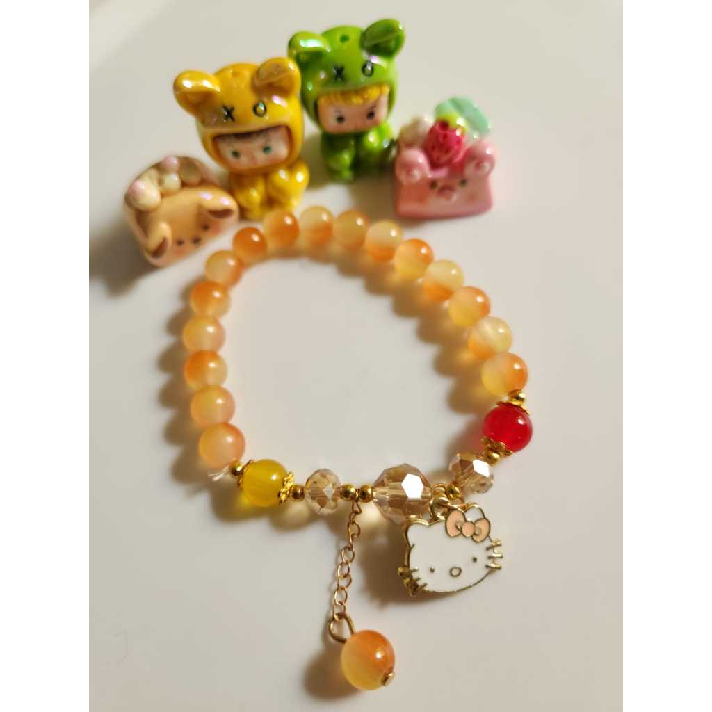 Gelang Manik Kaca Giok