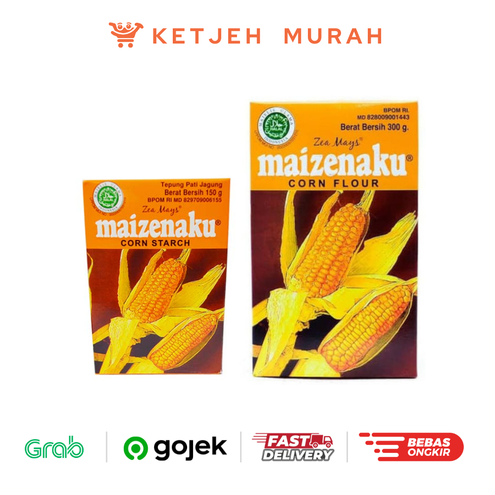 

Maizenaku Tepung Maizena Pati Jagung Corn Starch 150 Gram / 300 Gram