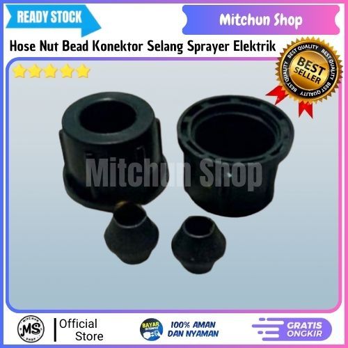 Hose Nut Bead Selang Sprayer Elektrik | Konektor Selang Sprayer Elektrik | Nepel Drat 18 mm Female