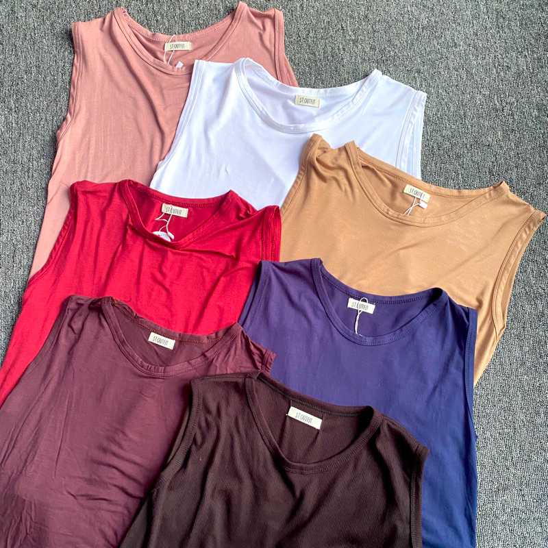 Tanktop / Inner / Daleman Outer / Tanktop Dress / Inner tanpa lengan