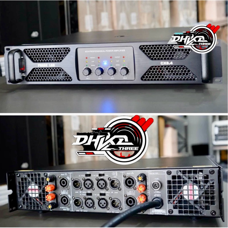 POWER PHASELAB 4 CHANNEL CX8.4 / POWER PHASELAB 4 CHANNEL CX 8.4 ORIGINAL / power phase lab 4 channe