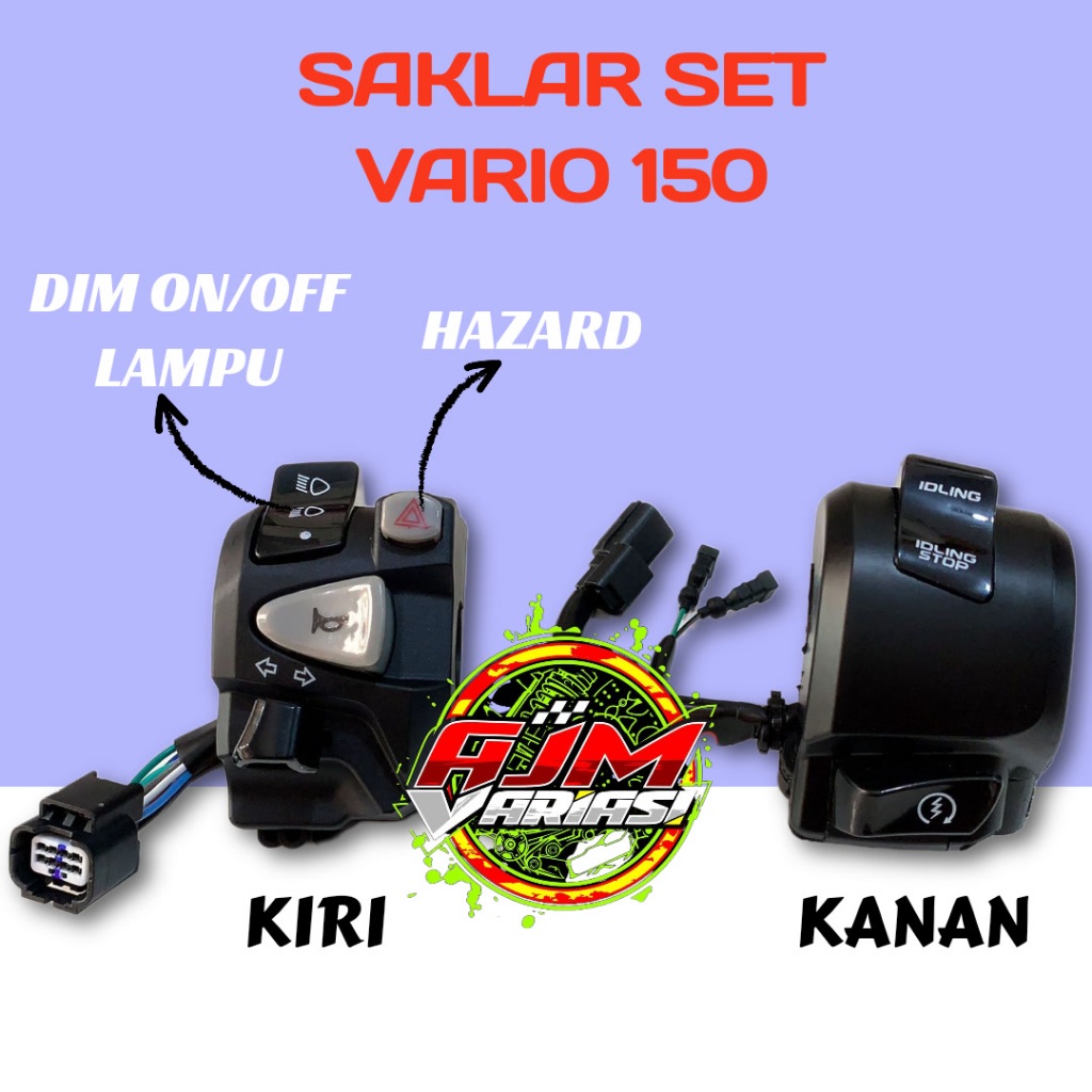 Saklar Holder Kiri Kanan Sepasang Vario 150