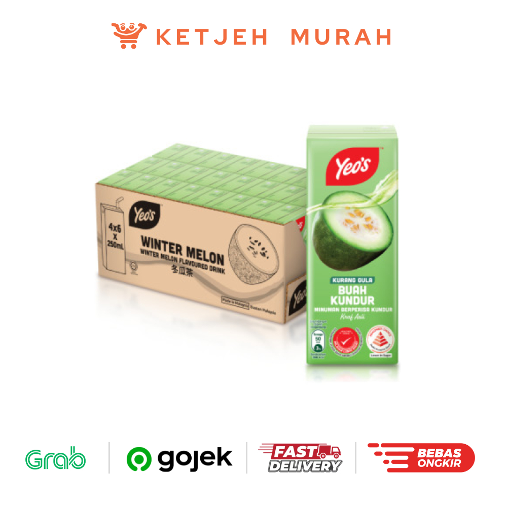 

Yeos Kundur Wintermelon Kotak 250 ML 1 dus isi 24 Pcs