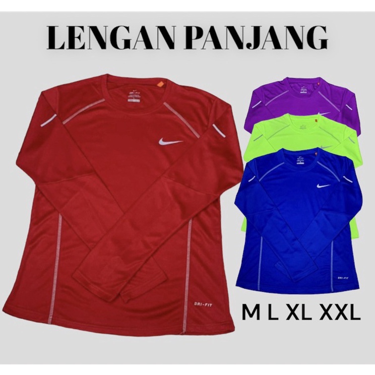 Super Heboh  BAJU SENAM LENGAN PANJANG KAOS DRYFIT WANITA LENGAN PANJANG BAJU OLAHRAGA SENAM AEROBIK