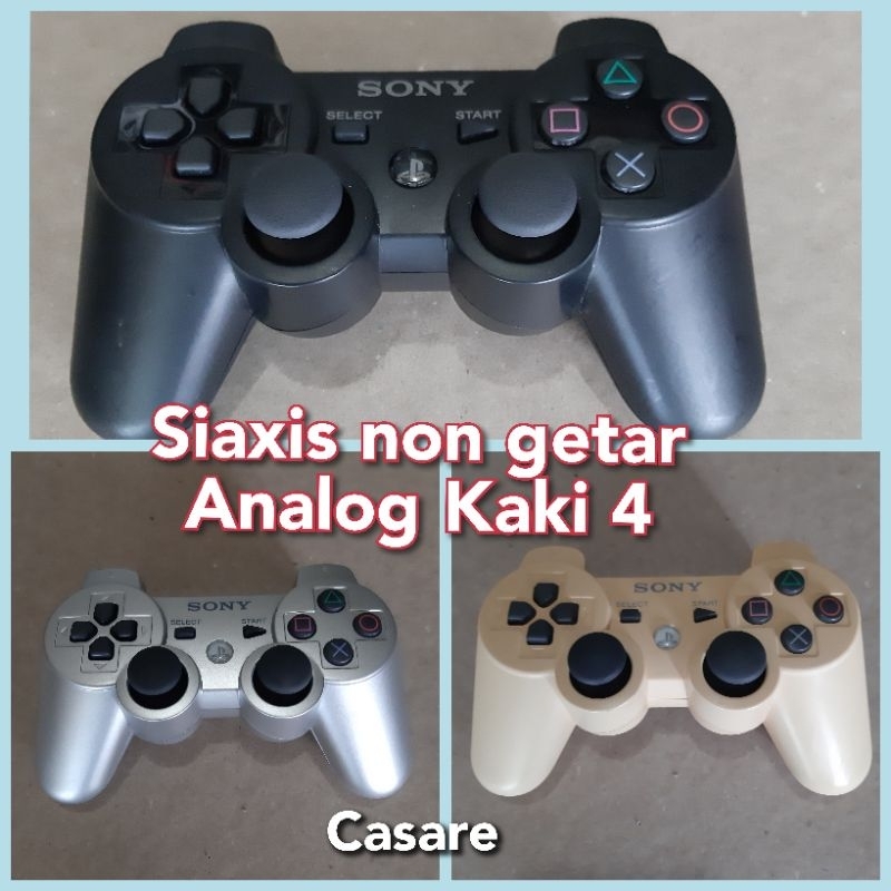 STIK PS3 ORI MESIN ANALOG KAKI4 SIAXIS NON GETAR