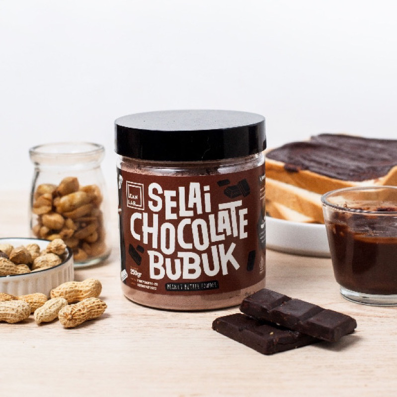 

Lean Lab LEANLAB Selai Coklat Bubuk 250gr Chocolate Spread /Selai Coklat Bubuk (Vegan, Gluten Free, Low Fat)