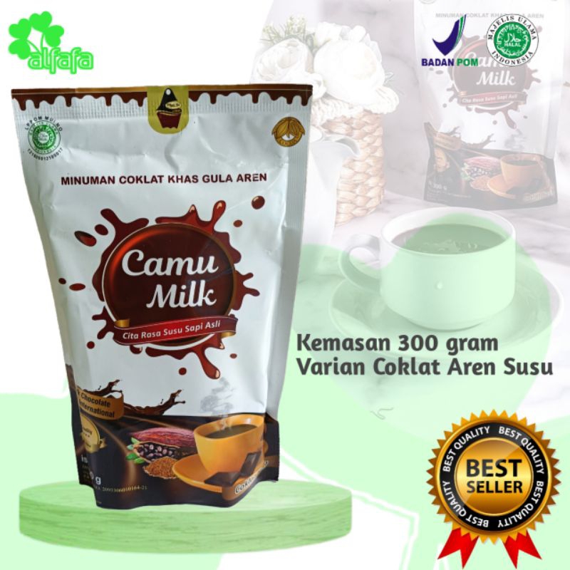 

CAMU MILK COKLAT AREN MBAH UTI MINUMAN PREMIUM 300 GRAM