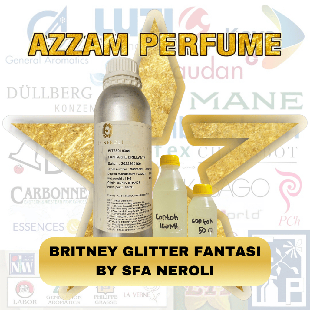 BIBIT PARFUM FANTAISIE BRILLANTE BY SFA NEROLI 50 ML/100 ML REPACK