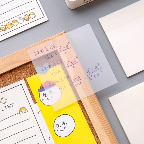 

SERBA MURAH Sticky Note TRANSPARAN anti air tahan air
