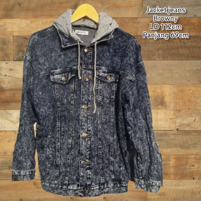 jacket jeans Hoodie Browny L