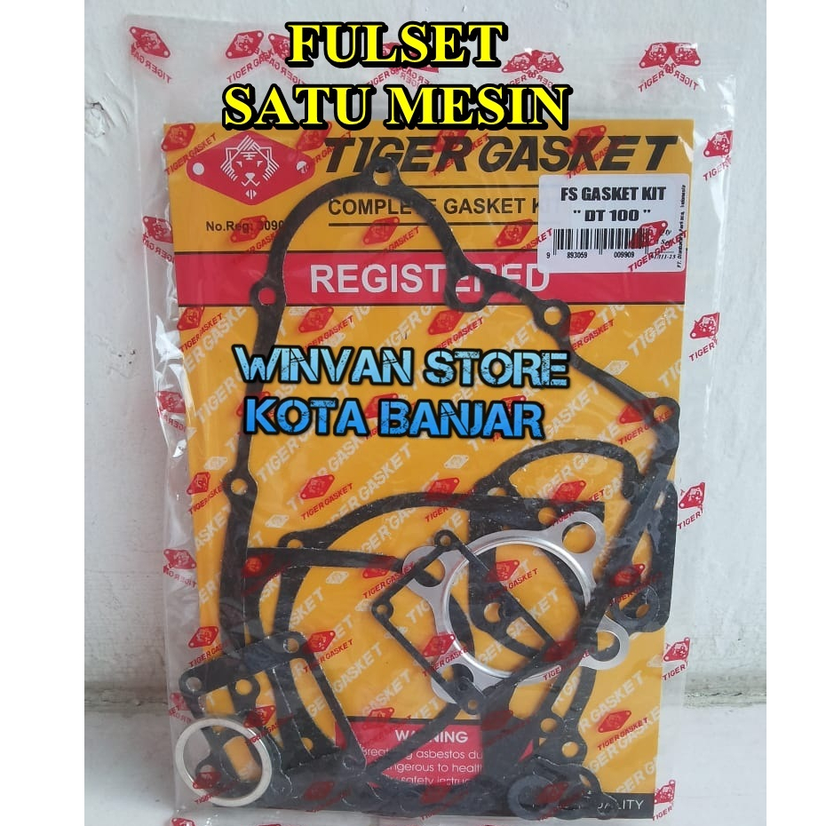 GASKET FULSET PAKING FULL SET YAMAHA DT 100 PAKING KOPLING YAMAHA DT100 PAKING BLOK SEHER HEAD DT100