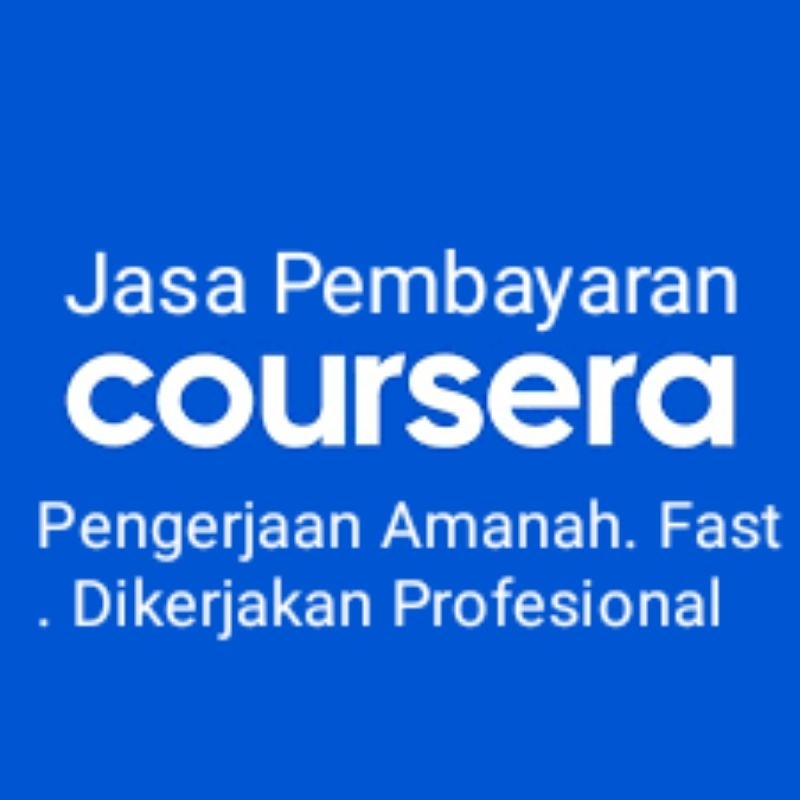 Pembayaran Coursera