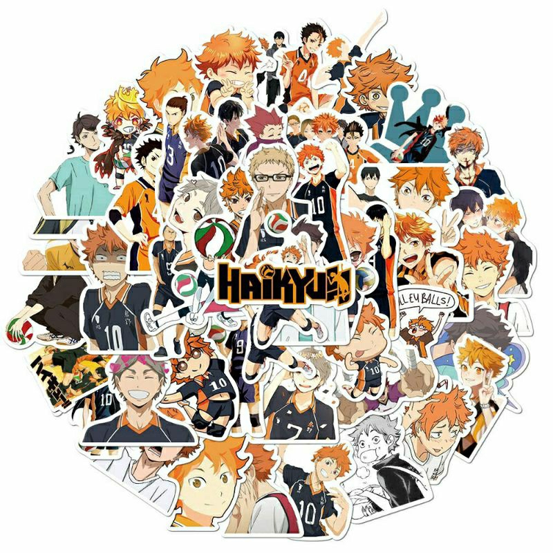 

Stiker Anime Haikyu Stuker Pack Anime Style 260491- Stiker High Quality, Stiker Aesthetic Stiker Laptop Stiker Helm Stiker Tumblr Stiker HP, Aksesoris Hp , Anti Air