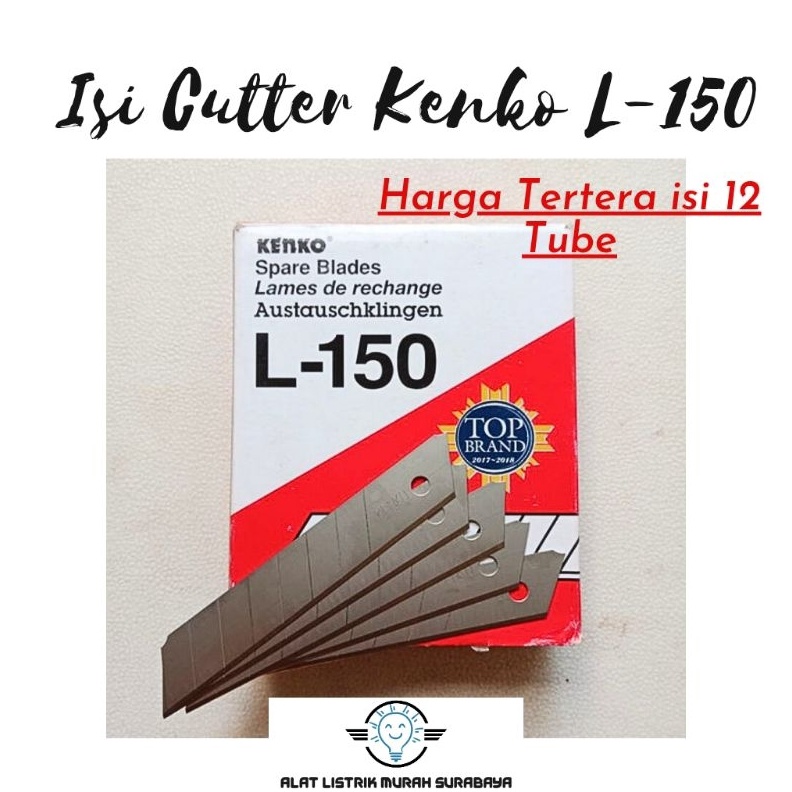 

KODE Q24V Isi Pisau Cutter Kenko L15 isi 1 BOX