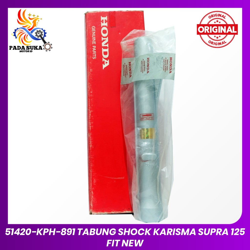 Tabung Shock Depan Kanan Karisma Supra 125 Fit New Silver Rem Depan Tromol Bottom Case R Fr Bottom K