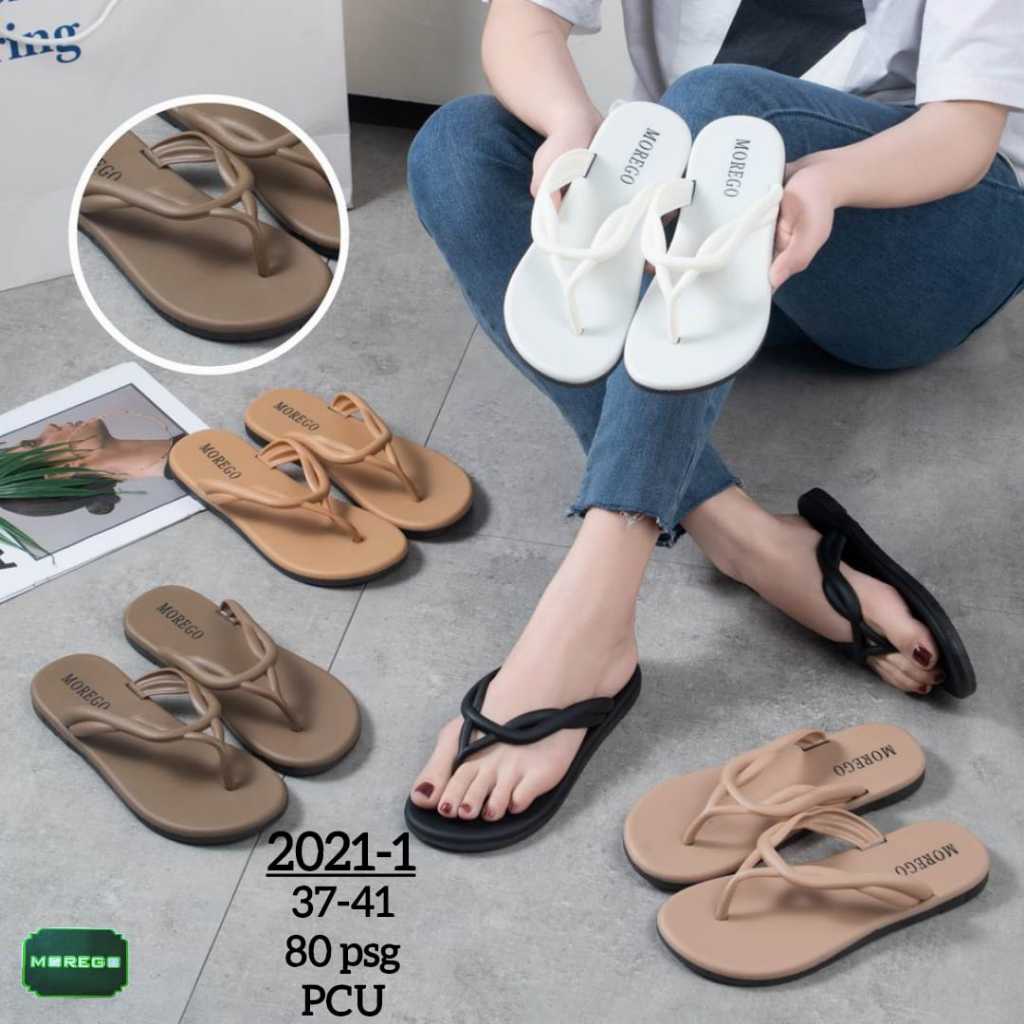 [Super Best Seller] Sandal Jepit Wanita Tali Melingkar Morego Anti Slip