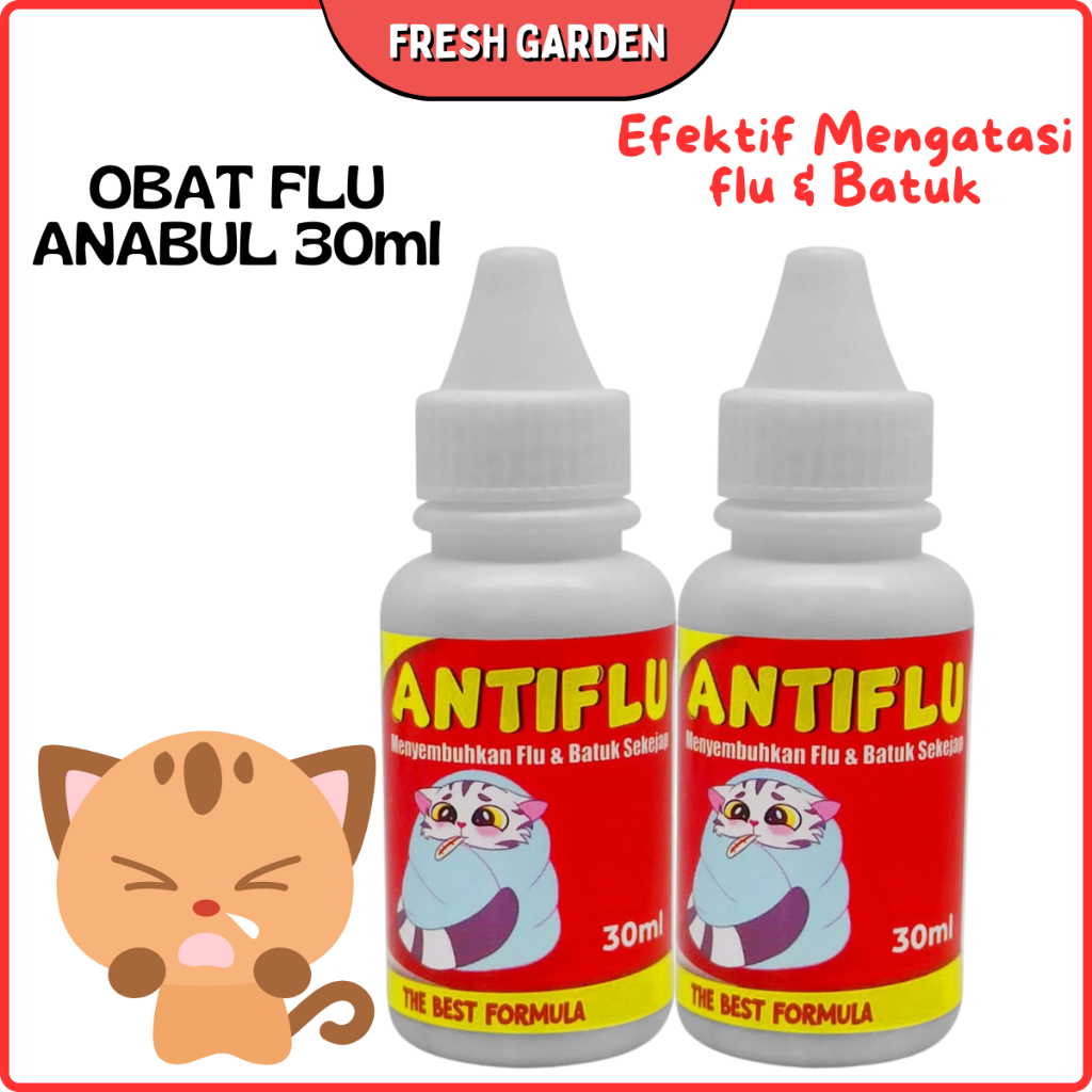Obat Kucing Anti Flu Batuk Pilek Antibiotik Kucing Kitten Anabul Atasi Bersin Sariawan Infeksi Salur