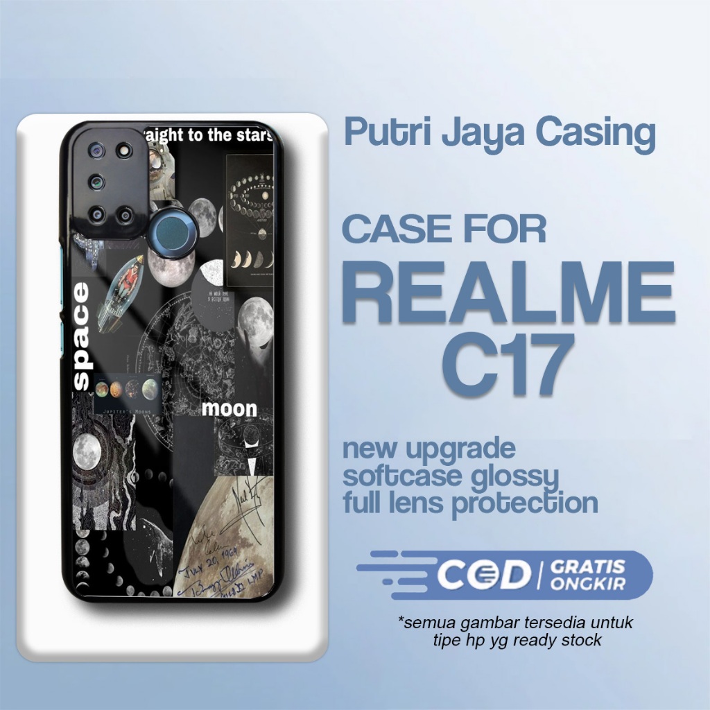 Case Realme C17 Terbaru - Realme C17 - Motif Aesthe Baru - Bahan Softcase Hardcase Premium Glossy - 