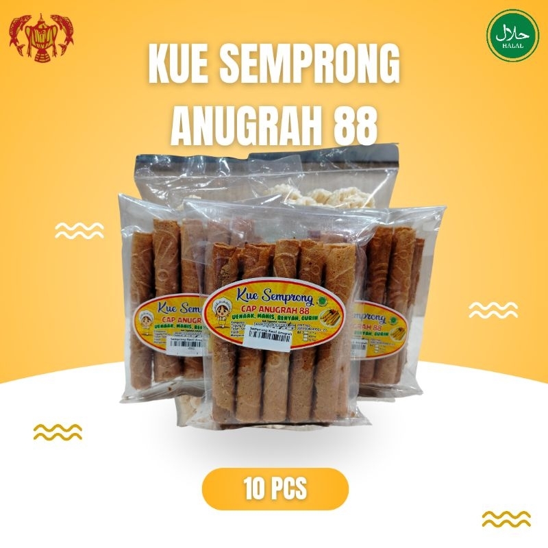 

Kue Semprong khas Bangka cap Anugrah 88