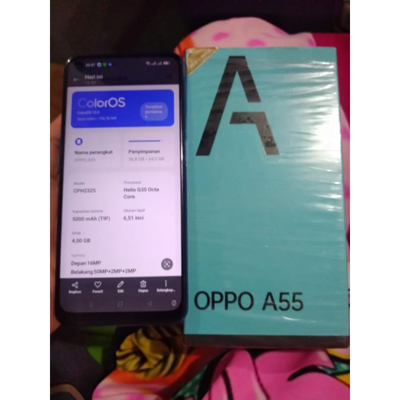 Oppo a55 second