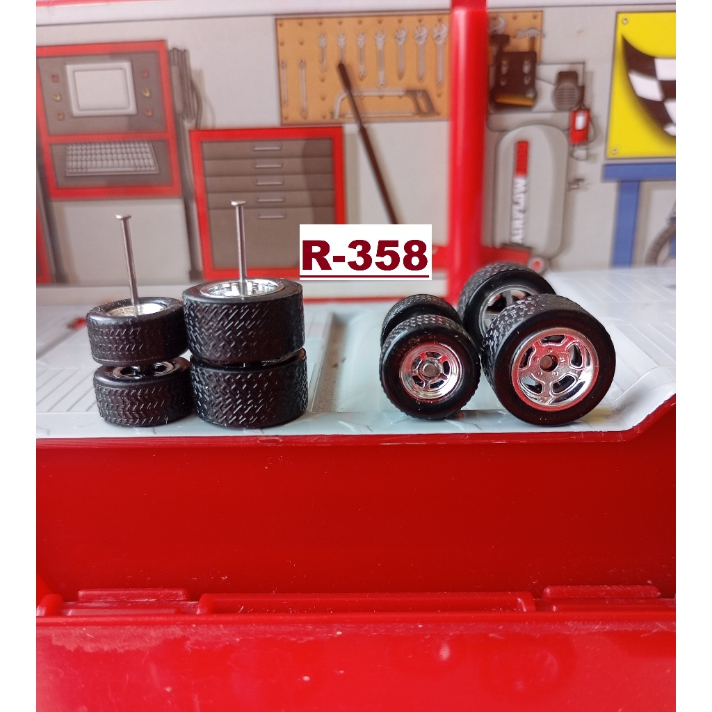 Ban Karet Hotwheels ORI R-358 Gasser Model Uk-10S-13M