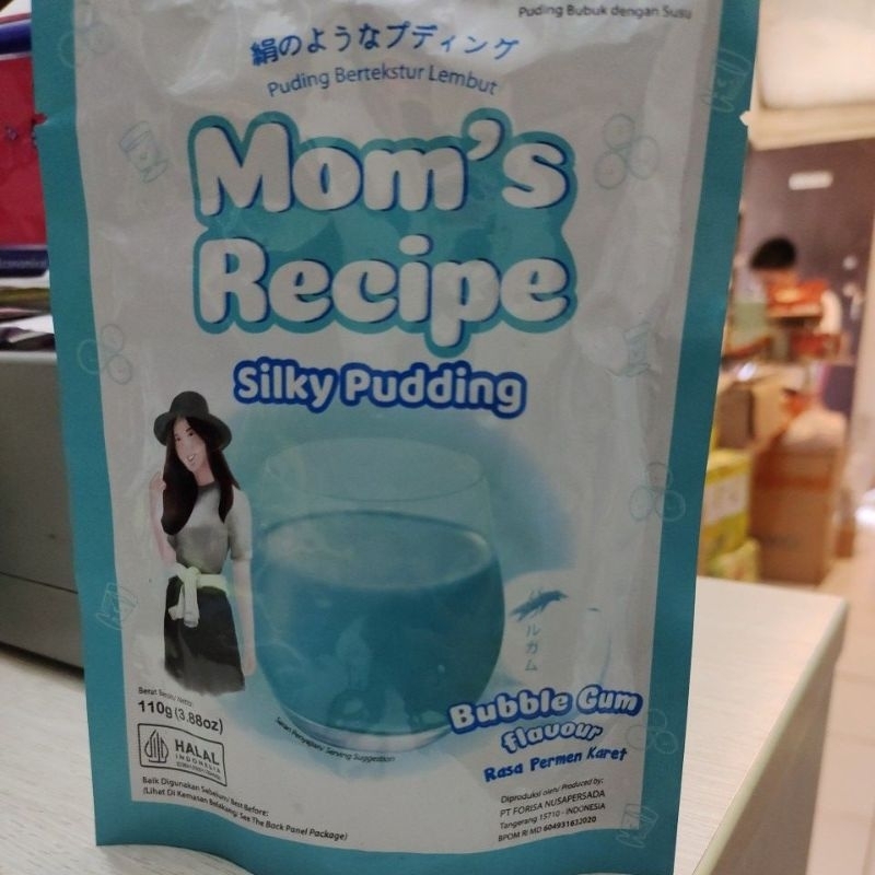 

MOM'S RECIPE SILKY PUDDING BUBBLE GUM POUCH 110gr