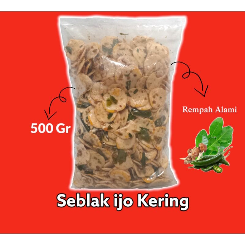 

Kerupuk Seblak Ijo Kering 500Gram Pedas Alami dari Cabe Rawit Cemilan Pedas