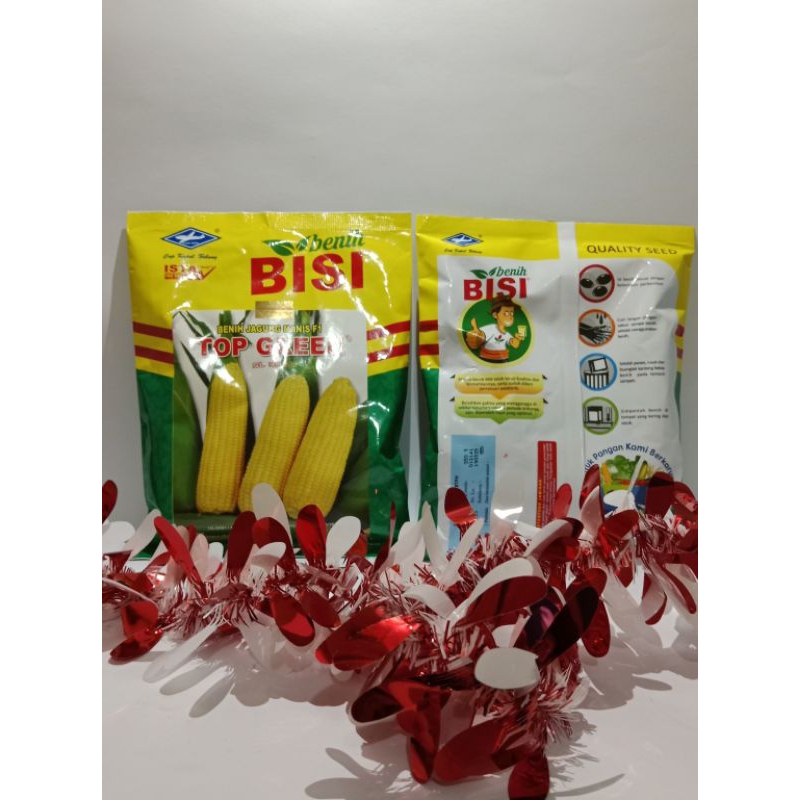 Benih jagung manis HIBRIDA TOP GREEN 250 gram Cap kapal terbang