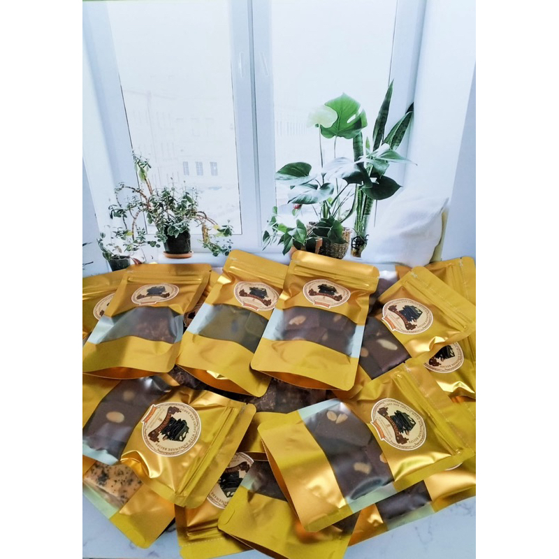 

Brownis kering 60 gr Almond / brownis krispi/ keripik brownis/ browker