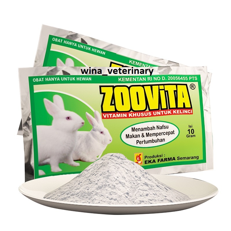 ZOOVITA-Vitamin penambah nafsu makan kelinci