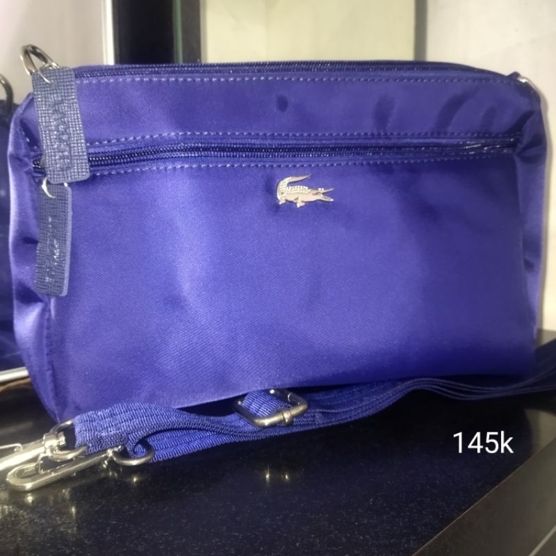 Tas slempang Lacoste tas Pria wanita unisex slingbag