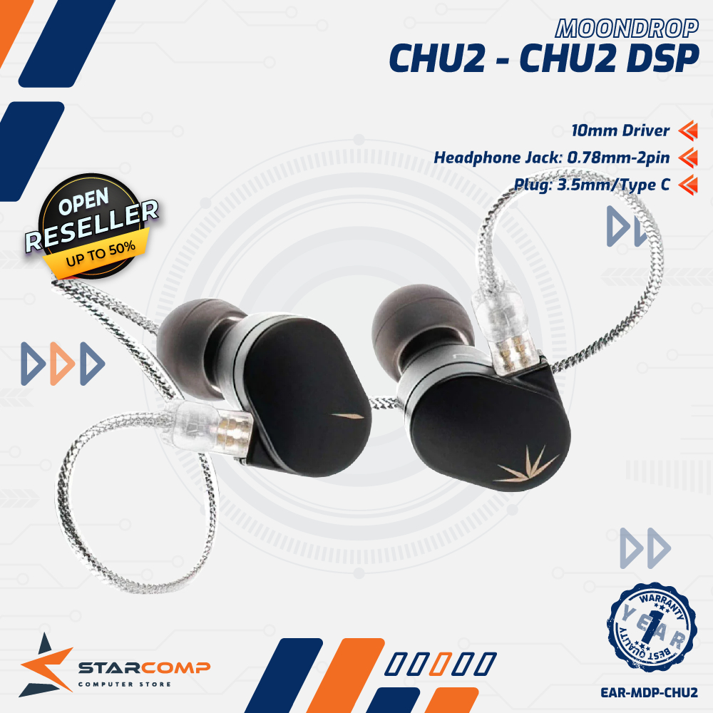MOONDROP CHU II / CHU 2 Dynamic Driver In-Ear Monitor Earphone iem