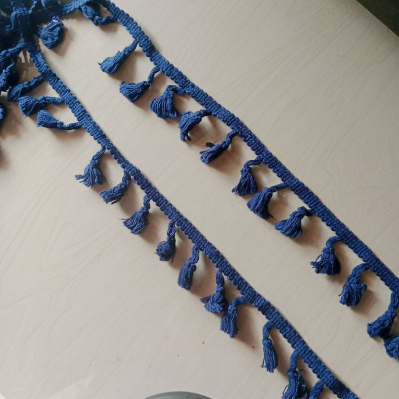 renda rumbe warna biru navy harga permeter