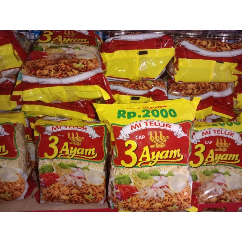 

Mie Kuning 3 Ayam - Murah, Enak, Lezat