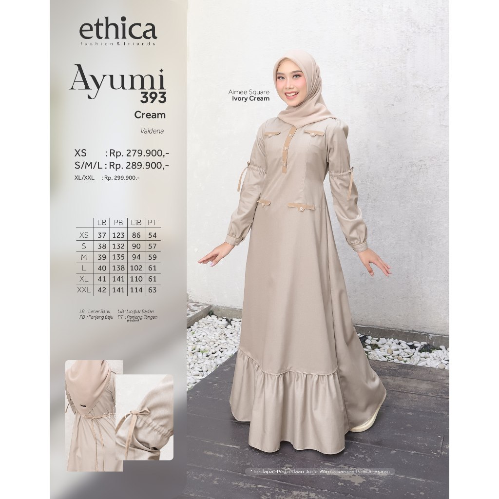 Gamis Daily Terbaru Ethica Ayumi 393