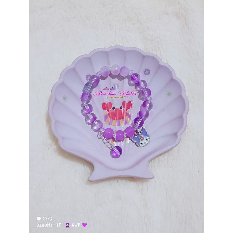 Gelang Tangan Anak Kristal Manik Kaca Handmade | Gelang Korea | Gelang Cewek | Gelang Anak Cute