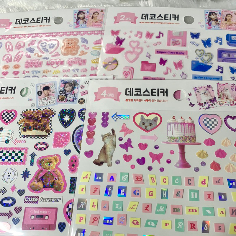 

[SATUAN] daiso korea jastip sticker selkor kpop lucu