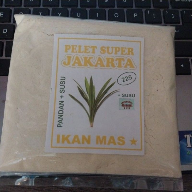 Pelet Jakarta Pandan Susu 225 Umpan Pancing Ikan Mas