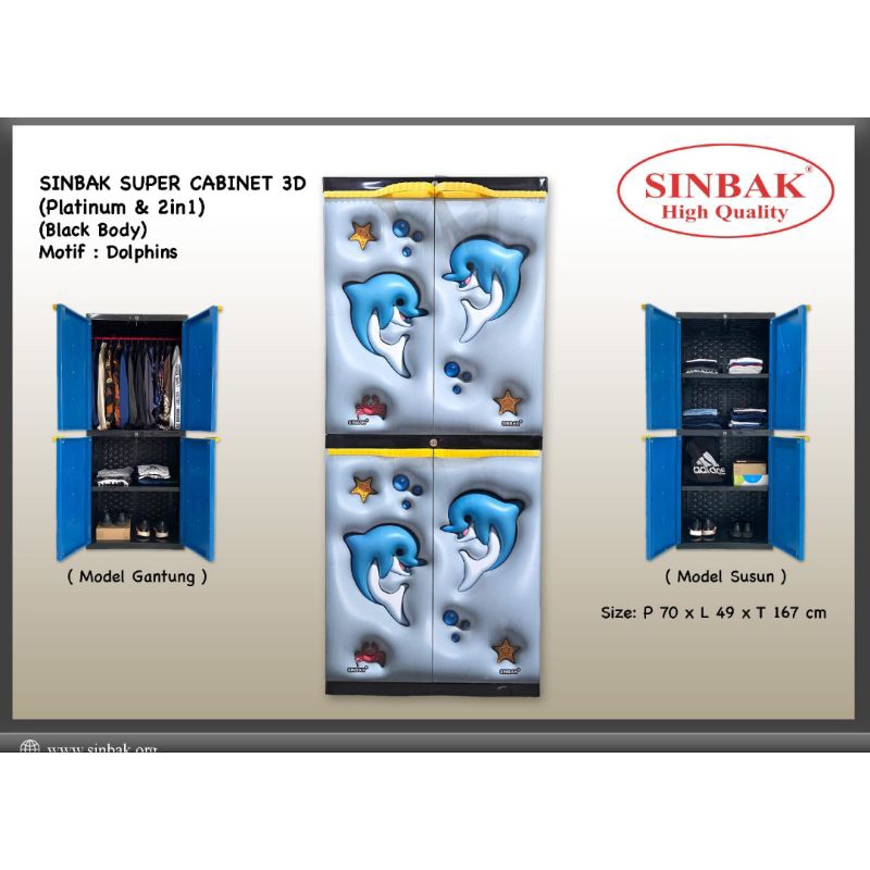 Container Sinbak Super Cabinet 3D Timbul