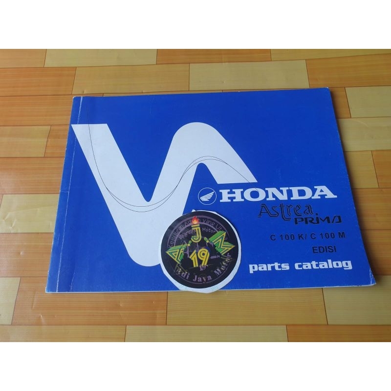 Buku Part Catalog Katalog Copian Honda Astrea Prima