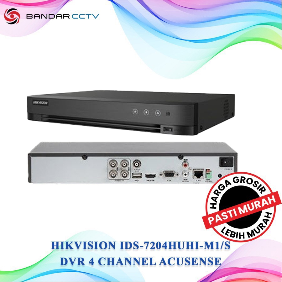 Hikvision iDS 7204HUHI M1 S DVR 4 Channel Acusense