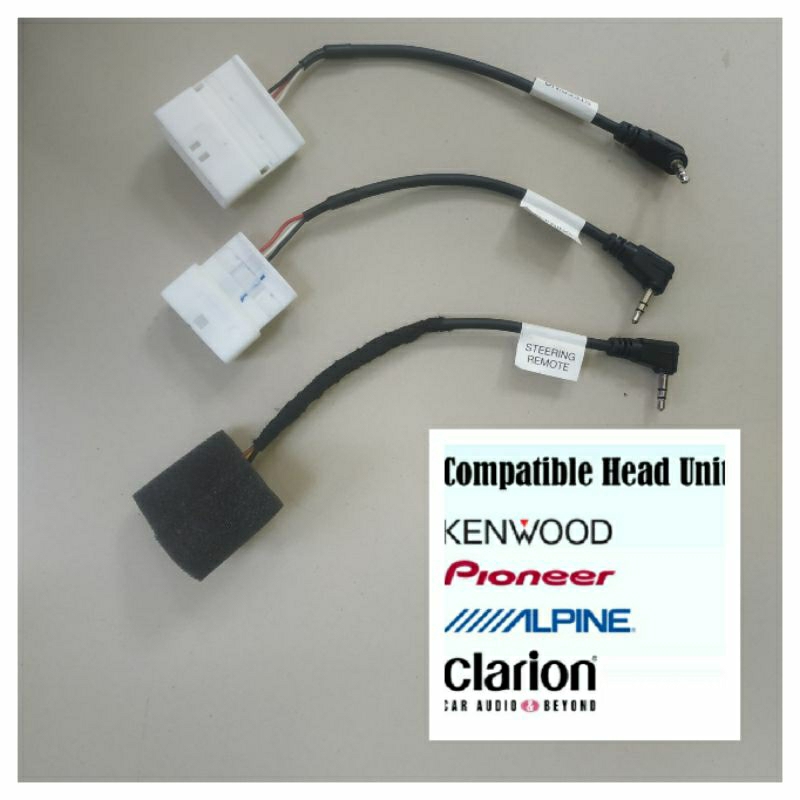 SOKET KABEL REMOT STIR HEAD UNIT KENWOOD TOYOTA/DAIHATSU