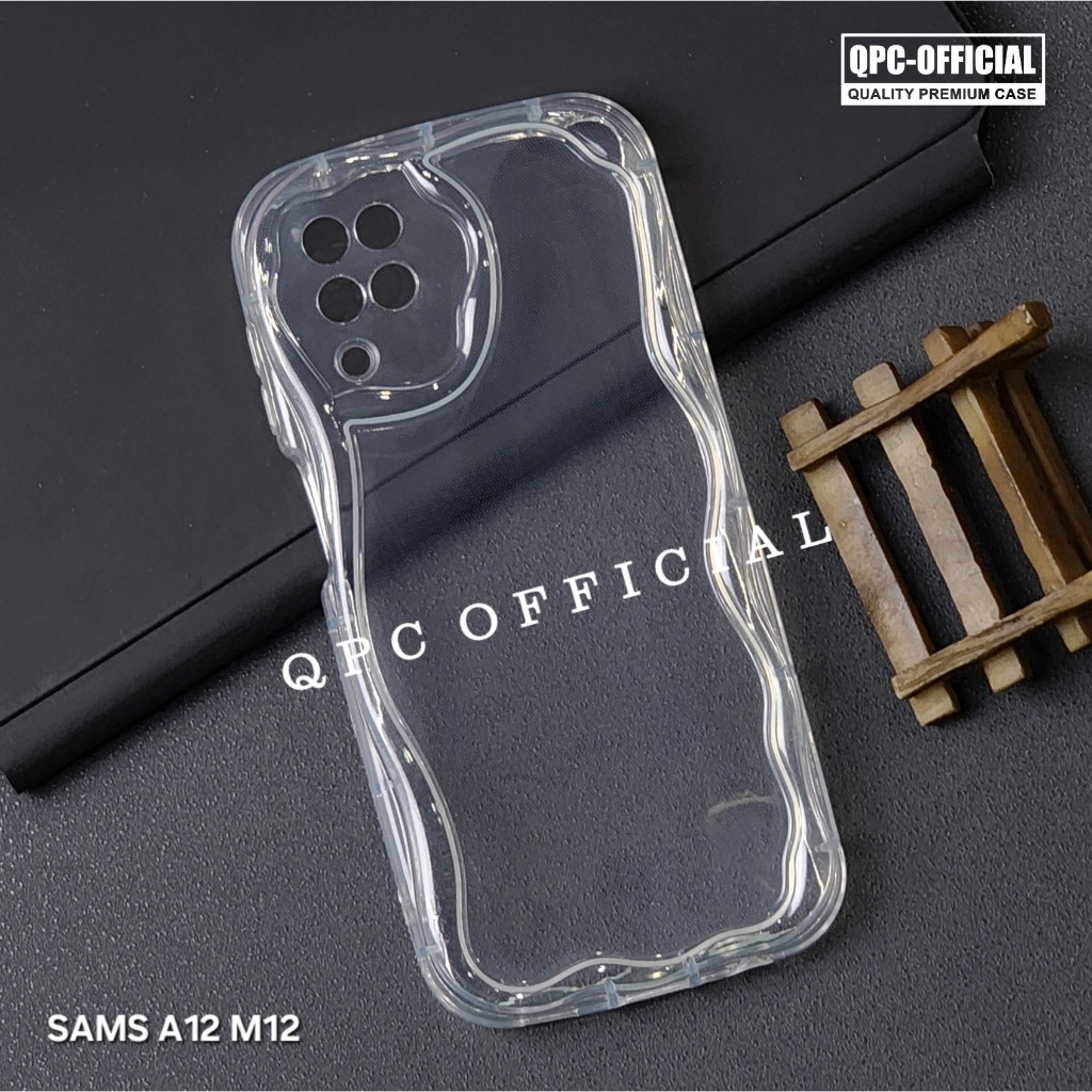 Case Silikon Wavy Gelombang Clear Case Samsung A12 Samsung A13 4g Samsung A14 Samsung A15 Samsung A2