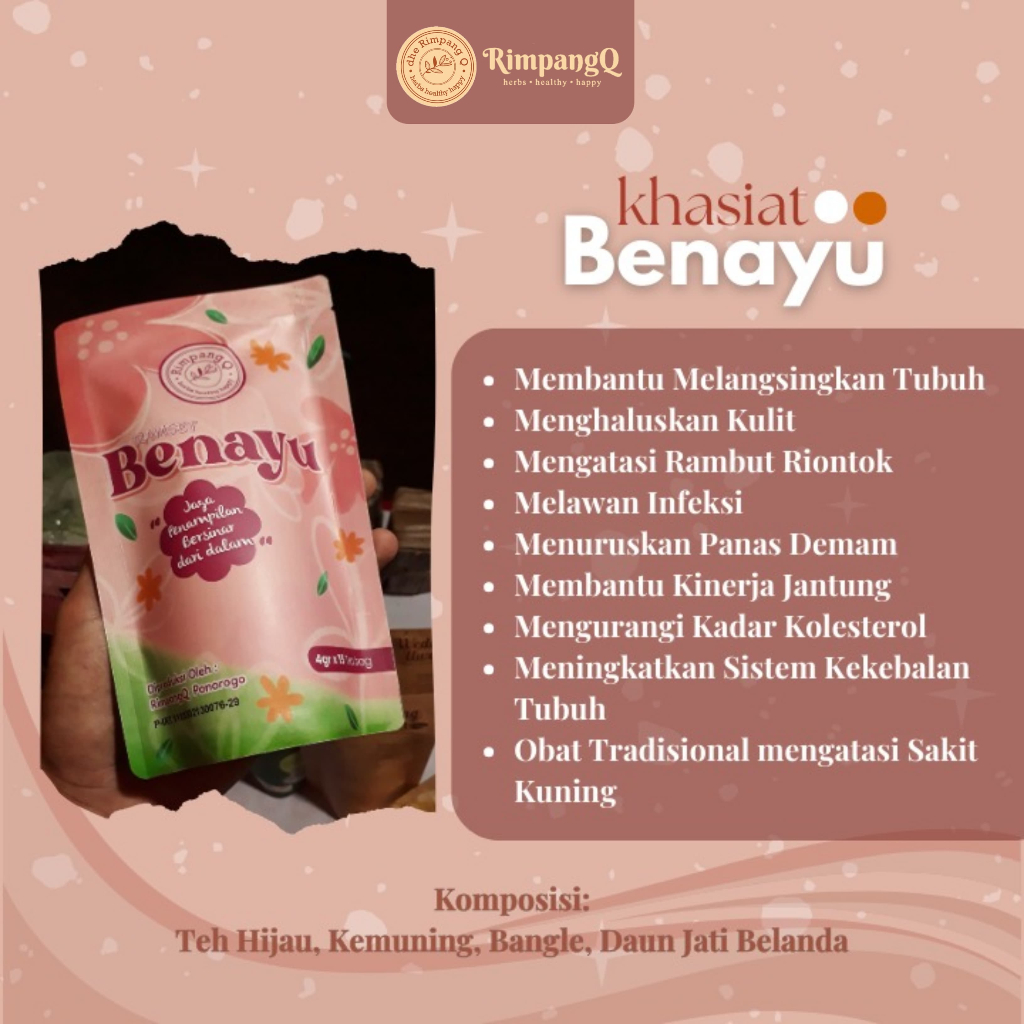 

Slimming Tea Ramset Benayu minuman berkhasiat 15x 4gr