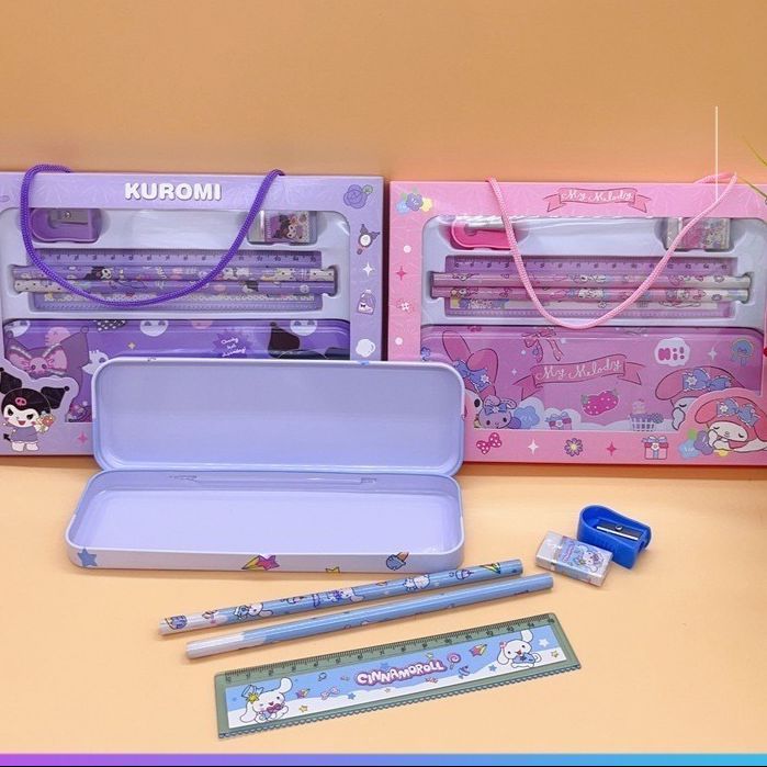 

Kotak Pensil SET ATK STATIONERY SET Alat Tulis Sekolah Souvenir Ultah Goodie Bag Birthday