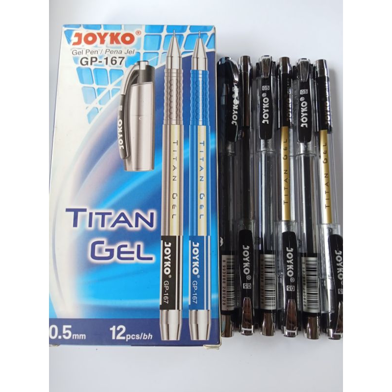 

PULPEN TITAN GEL ISI 12PCS