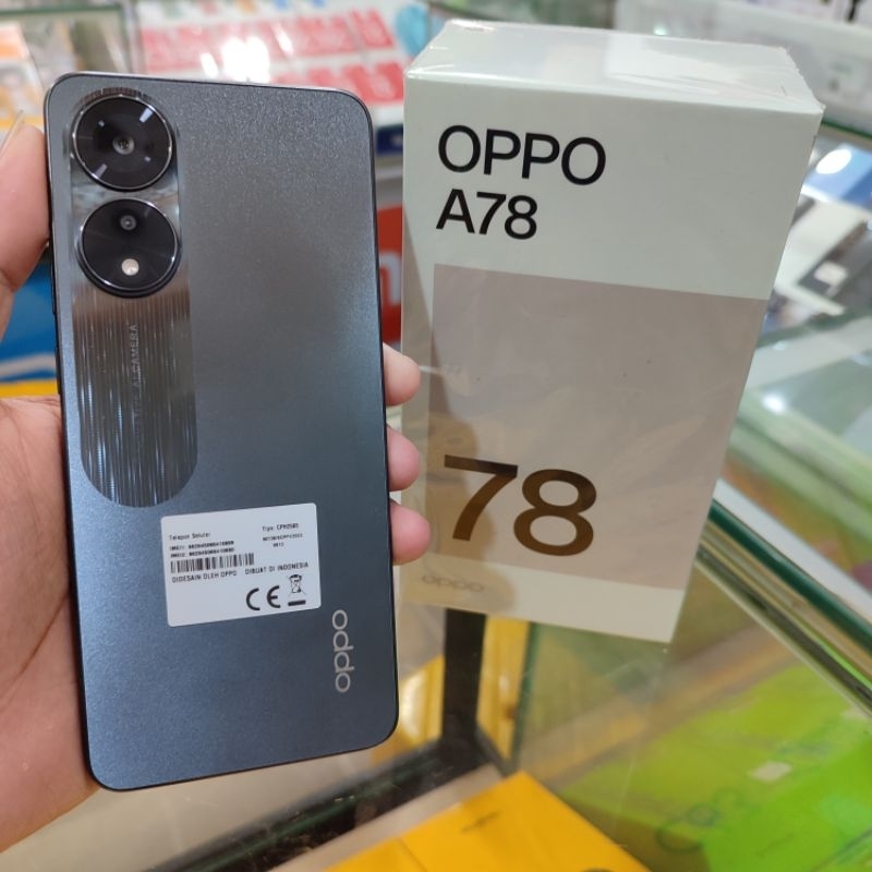 OPPO A78 4G RAM 8+8/256 [SECOND] MASIH GARANSI RESMI MULUS FULLSET