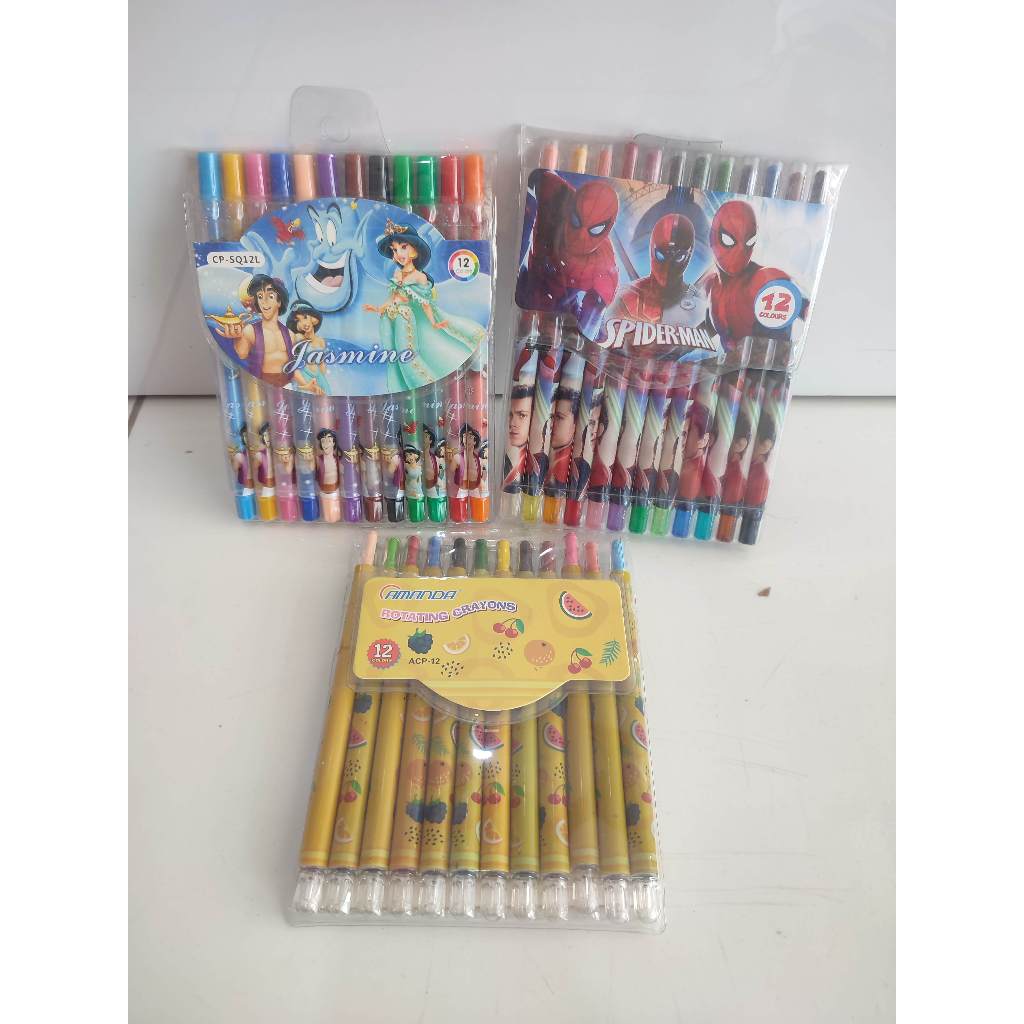 

Crayon Warna Isi 12 Ukuran Panjang